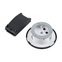 Deko-Light Adaptateur pour luminaire suspendu � DA 68MM / RECESSED rond, version pour montage encastr�, noir profond