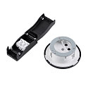 Deko-Light Adaptateur pour luminaire suspendu � DA 68MM / RECESSED rond, version pour montage encastr�, noir profond