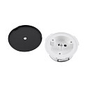 Deko-Light Adaptateur pour luminaire suspendu � DA 68MM / RECESSED rond, version pour montage encastr�, noir profond