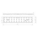 Deko-Light lens SANOTRUNK UNIVERSAL 25� set of 5, transparent