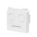 Syst�me d'�clairage en continu embout d'extr�mit� SANOTRUNK UNIVERSAL lot de 2, blanche