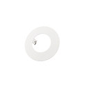 Bague de r�duction 130MM / 70MM / CUTOUT 95MM rond, m�canique, version pour montage encastr�, blanc trafic