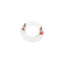 reducing ring 130MM / 70MM / CUTOUT 95MM round, mechanical, built-in version, traffic white