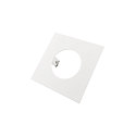 Bague de r�duction 130/70MM m�canique, carr�, version pour montage encastr�, blanc trafic