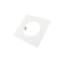 Bague de r�duction 155/95MM m�canique, carr�, version pour montage encastr�, blanc trafic