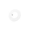 Bague de r�duction 130MM / 70MM / CUTOUT 95MM rond, m�canique, version pour montage encastr�, blanc �clatant