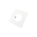 Bague de r�duction 130/70MM m�canique, carr�, version pour montage encastr�, blanc �clatant
