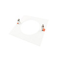 reducing ring 210/135MM mechanical, square, built-in version, signal white