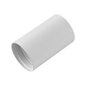 Bo�tier pour montage en surface CAN MIX'N MATCH 1/2 - SPOT HEAD (CEILING / 3PHASE) cylindrique, rigide, m�canique, blanche