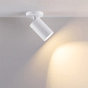 Bo�tier pour montage en surface CAN MIX'N MATCH 1/2 - SPOT HEAD (CEILING / 3PHASE) cylindrique, rigide, m�canique, blanche