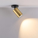 Deko-Light Bo�tier pour montage en surface CAN MIX'N MATCH 1/2 - SPOT HEAD (CEILING / 3PHASE) cylindrique, rigide, m�canique, bronze