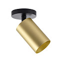 Deko-Light Bo�tier pour montage en surface CAN MIX'N MATCH 1/2 - SPOT HEAD (CEILING / 3PHASE) cylindrique, rigide, m�canique, laiton