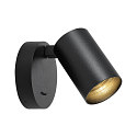 Deko-Light Bo�tier pour montage en surface CAN MIX'N MATCH 1/2 - SPOT HEAD (WALL / TABLE / FLOOR) cylindrique, m�canique, noir