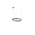 Luminaire � suspension LAUTARO 600/60 DOWN OPAL P3 IP20, gris clair gradable
