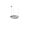 Luminaire � suspension LAUTARO 600/80 UP/DOWN OPAL P3 IP20, gris clair gradable
