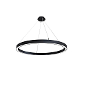 pendant luminaire LAUTARO 1200/60 UP/DOWN OPAL M4 IP20, black dimmable