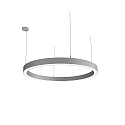 Luminaire � suspension LAUTARO 1200/80 UP/DOWN OPAL P4 IP20, gris clair gradable