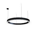 pendant luminaire LAUTARO 1200/80 UP/DOWN OPAL P4 IP20, black dimmable