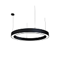 pendant luminaire LAUTARO 1200/100 UP/DOWN PRISMA P4 IP20, black dimmable