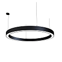 pendant luminaire LAUTARO 1500/100 UP/DOWN OPAL P5 IP20, black dimmable