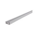 Profil en U AU-01-08 plat, argent mat