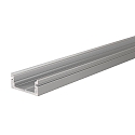 Profil en U AU-01-10, 10-11,3 mm plat, argent anodis�