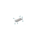 Deko-Light Profil en U AU-01-10, 10-11,3 mm plat, argent anodis�
