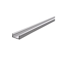 Profil en U AU-01-10 plat, argent mat