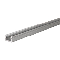 Profil en U AU-01-05, 5-5,7 mm plat, argent anodis�