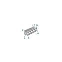 Deko-Light Profil en U AU-02-10, 10-11,3 mm haut, argent anodis�