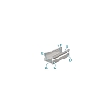 Deko-Light Profil en U AU-02-15, 15-16,3 mm haut, argent anodis�