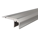 Profil de marche d'escalier AL-02-10, 10-11,3 mm, argent anodis�