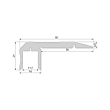 Deko-Light Profil de marche d'escalier AL-02-10, 10-11,3 mm, argent anodis�
