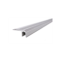 Profil de marche d'escalier AL-02-10, argent mat