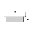 Deko-Light Profil T-01-15, 15-16,3 mm, argent