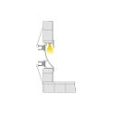 Profil� pour construction � sec EL-02-12, 14mm