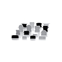  Accessories for LED profile P-EL-01-08 endcaps, 2 items, grey