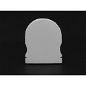  Endcaps R-AU-02-20 set 2 items, grey