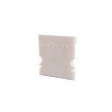 Endcaps H-AU-02-12, 18 mm, 2 items, white