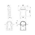 Embout R-ET-02-08 2 pièces