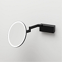 Miroir avec �clairage VISION R miroir avec grossissement 5x IP44, noir mat 