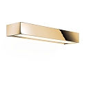 LED Wall luminaire BOX 40 N LED, 20,6W, 3000K, 3100lm, IP44, gold 24 carat