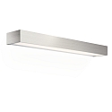 LED Wall luminaire BOX 60 N LED, 32,8W, 3000K, 4960lm, IP44, nickel satin