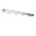 LED Wall luminaire BOX 80 N LED, 41,2W, 3000K, 6060lm, IP44, nickel satin