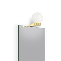 Decor Walther Luminaire mural CLUB LIGHT E27 IP20, or, opale 