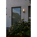 Lutec outdoor wall luminaire CUBA with motion detector, with camera, app control IP44, anthracite dimmable