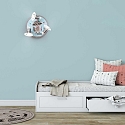 Elobra Luminaire de plafond LITTLE INDIANS �WASCHB�R OSKAR� 3 flammes E14, bleu, marron