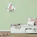 Elobra Luminaire de plafond LITTLE INDIANS �B�R BJ�RN� 3 flammes E14, vert, jaune