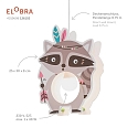 Elobra Luminaire � suspension LITTLE INDIANS �WASCHB�R OSKAR� E27, gris