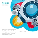 Elobra Luminaire de plafond RAKETE TECHNIKWELT 3 flammes GU10, gris, rouge
